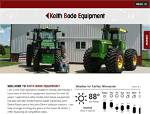 Tablet Screenshot of keithbodeeq.com